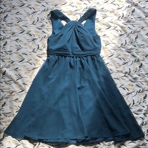 Dark Blue David’s Bridal Bridesmaid Dress
